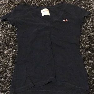 ❤️Hollister Navy Blue Short Sleeve V-Neck❤️